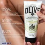 KORRES Olive Body Lotion for Dry Skin Moisturizer Cream with Vitamin E
